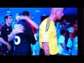 Cameron player escort Mario Yepes Emirates Cup 2010