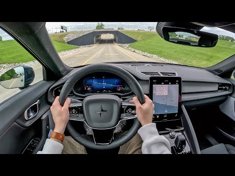 2024 Polestar 2 Long Range Single Motor - POV Quick Drive (Binaural Audio)