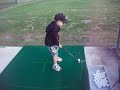 Kane Kimbler golfing