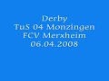 Derby TuS 04 Monzingen gegen FCV Merxheim