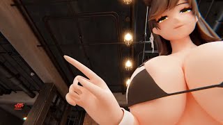 Giantess Girl Size Breast Expansion Giantess Black Bikini Sexy Make Love With Me