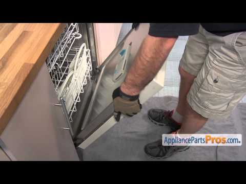 how to install zanussi dishwasher