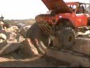 mix of different off road vehicles competing in a rock race at custom differentials in missouri.