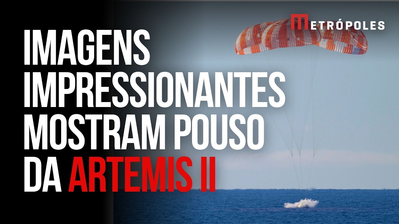 Ponto a ponto: entenda como foi o retorno da missão Artemis II à Terra