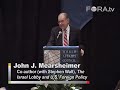 Iraq, the Neocons and the Israel Lobby - John Mearsheimer