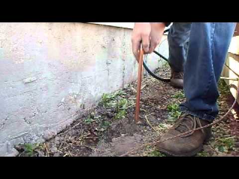 how to drive a ground rod