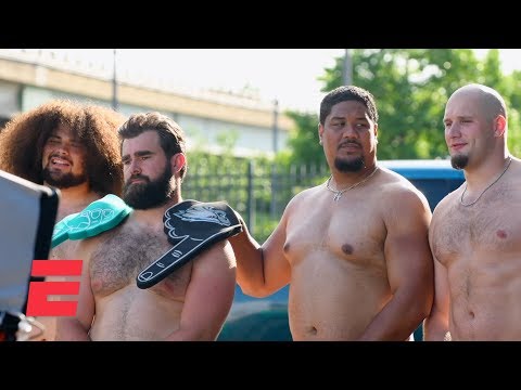 Video: Eagles offensive line in the Body Issue: Behind the scenes | Body Issue 2019