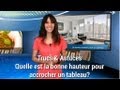 Trucs et astuces - Quelle est la bonne hauteur pour accrocher un tableau? Trucs et astuces - Quelle est la bonne hauteur pour accrocher un tableau?
