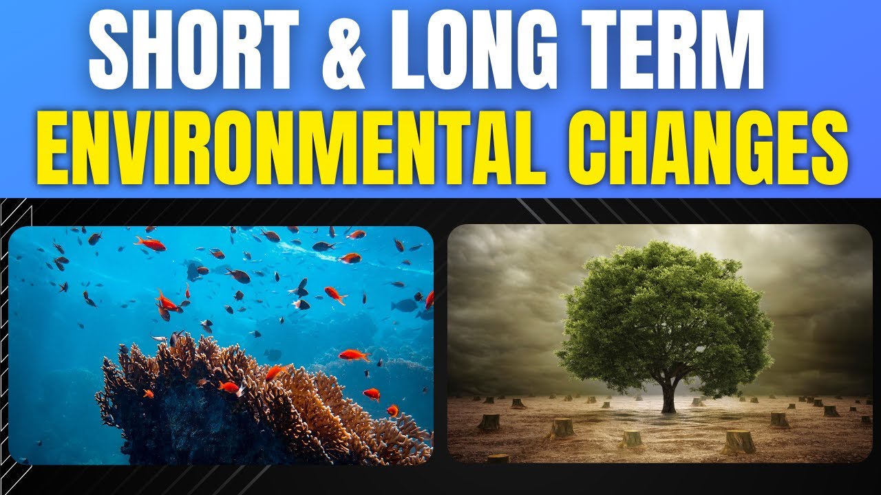 Short and Long Term Environmental Changes in an Ecosystem | Organisms