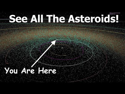 If You Could See All The Asteroids, What Would The Sky Look Like? - YouTube