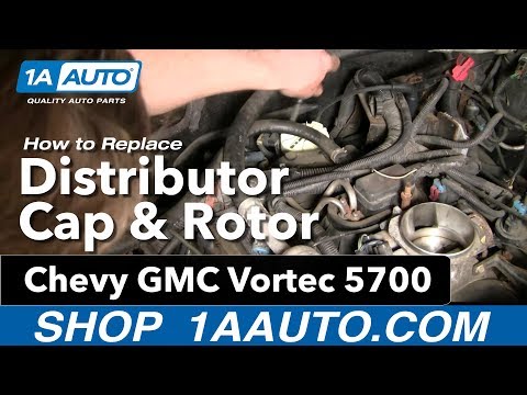 How To Install Replace Distributor Cap & Rotor Chevy GMC Vortec 5700 1AAuto.com
