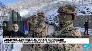 Amid blockade, Azerbaijan is accused of trying to 'psychologically attack' Armenians in Karabakh