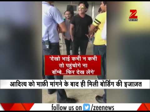 Watch: Singer Aditya Narayan threatens Indigo airline's officer at Raipur Airport