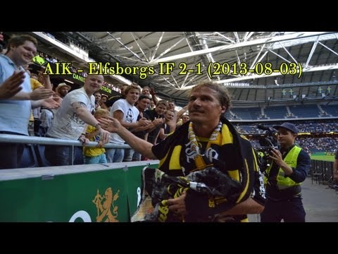 AIK - Elfsborgs IF 2-1 (2013-08-03) Tjernas hyllningsmatch