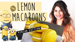 Lemon Macarons:  Minion Macarons