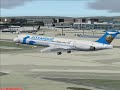 Landing at Frankfurt with md-82 flight simulator Landing at Frankfurt with md-82 flight simulator