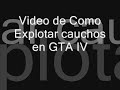 Como explotar neumaticos en GTA IV