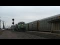 BNSF #4037 Leads The V-PTLBLU West, Galesburg, IL.
