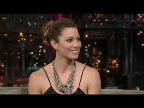 Jessica Biel David Letterman June 3, 2009