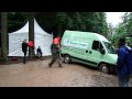Euroforest 2010 : Vive le treuil canadien pour désembourber les véhicules !