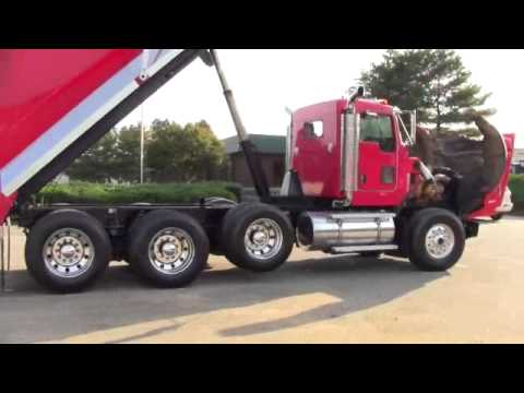 how to drive tri axle dump truck