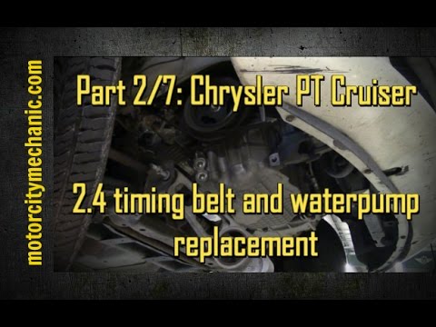 how to timing belt pt cruiser