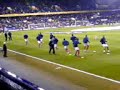 Arsenal fans sing at White Hart Lane