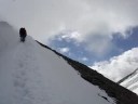 Aufstieg am NW-Grat der Hohen Riffl, 3.338 m Aufstieg am NW-Grat der Hohen Riffl, 3.338 m