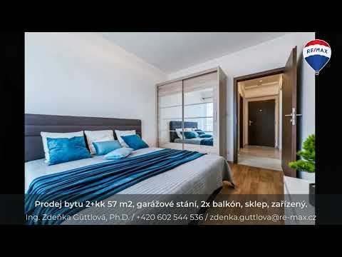Video Prodej bytu 2+kk, garážové stání, 2x balkon, sklep, komora