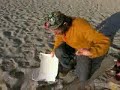 \"Uncle boy\" present a new product on the beach
