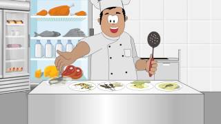 VIDEO ANIMADO DE MANIPULACION ALIMENTOS