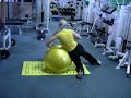 fitball obliques training