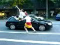 Deutschland - Argentinien: Ein Fan am Ausrasten Deutschland - Argentinien: Ein Fan am Ausrasten