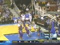jj redick somehow gets nothing but air on an attempted layup. i don't even think i could do this if i tried.
