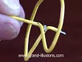 Paper clip spinning tops