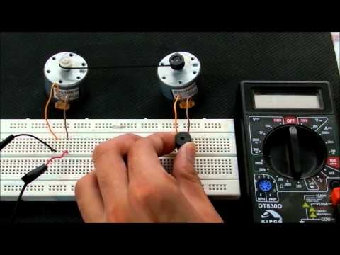 how to turn dc motor into generator