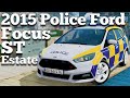 2015 Police Ford Focus ST Estate para GTA 5 vídeo 6