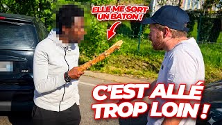 JE M'EMBROUILLE AVEC UNE FEMME SUR LA ROUTE  ! ( CAM OFF )