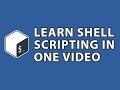Video for learn shell scripting