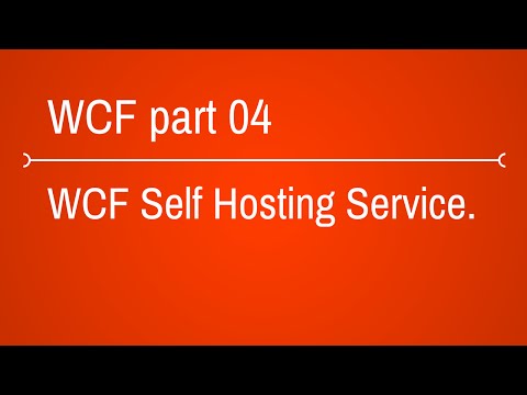 how to do self hosting in wcf