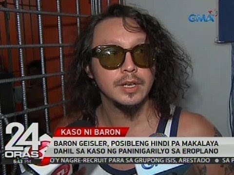 Baron Geisler, posibleng hindi pa makalaya dahil sa kaso ng paninigarilyo sa eroplano