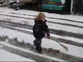 Kevin in de sneeuw