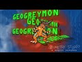 Agumon digivolves to GeoGreymon