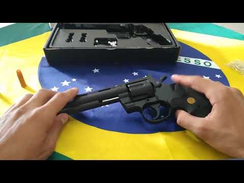 UNBOXING E REVIEW REVOLVER G36B AIRSOFT