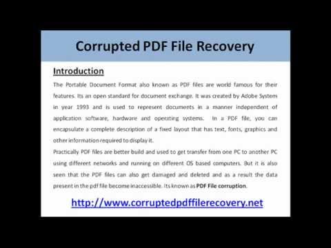 how to repair pdf file