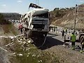 CAMION VOLCADO EN N-II KM 551 IGUALADA-BCN