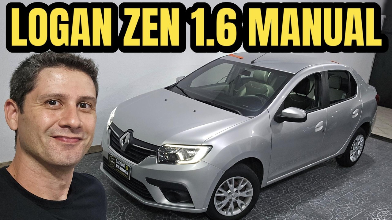 Renault Logan Zen 1.6 manual que conseguimos no serviço de procura // Caçador de Carros
