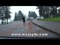 Asian Tgirl Krissy Struts For Trucker