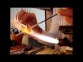 How I make a flower lampwork bead in the flame