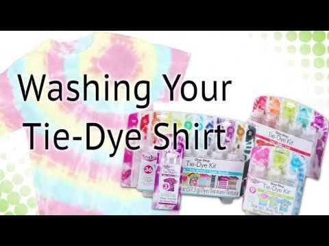 how to wash tie dye t shirts